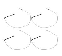 ifundom Micro Piézo en Métal Argenté Haute Fidélité Sonore 4 Pièces et Compatibilité Large pour Accessoires D'instrument pour Guitare Classique et Banjo
