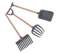 ifundom Mini-Outils Agricoles pour Maison De Poupée Outils De Jardin Pratiques Et Durables Accessoires De Scène pour Maison De Poupée