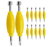 ifundom Mini Tournevis Double Tête Outil Multifonction Kit de 12 en Métal pour Réparation de Finger Skateboard pour Petites Vis, Finger Skateboard