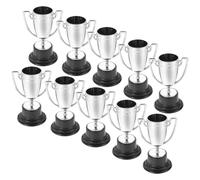 ifundom Mini Trophée D'encouragement Argenté 10 Pièces en Plastique
