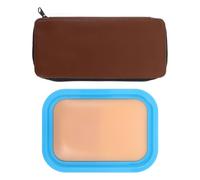 ifundom Modèle D’Acupuncture en Silicone Réaliste pour Débutants - Peau D’Entraînement Réutilisable Coussinet D’Injection - Kit Pédagogique Multifonction pour Formation en Acupuncture et