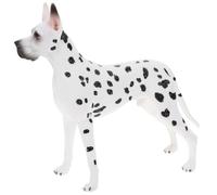 ifundom Modèle de Chien Dogue Allemand Réaliste en Plastique Résistant, Figurine Animale Expressive 1 Pièce, Décoration pour Chambre et Usage Éducatif, Figurine Simulée pour Collection