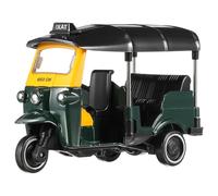 ifundom Modèle de Tricycle Vintage en Alliage Métal Vert Foncé Sculpture Décorative Compacte pour Bureau Chambre et Salon Ornement Rétro de Table Léger et Résistant à l'usure