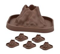 ifundom Modèle Volcanique Scientifique 6 Pièces Kit Éducatif pour Garçon et Filles Maquettes Volcans Soi-même Accessoire Expérience Éruption Volcan Apprentissage Créatif Manuel