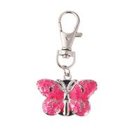 ifundom Montre de Poche à Quartz Anneau Porte-Clés, Format Rond, Grands Chiffres, Design Rose Suspendu, Accessoire pour Femmes et Étudiantes, Présent Fonctionnel