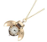 ifundom Montre de Poche Effet Décoratif Élégant en Alliage de Zinc à Motif Scarabée et Style Rétro Movement Quartz Or pour Offrir à Vos Proches
