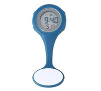 ifundom Montre Infirmière Numérique à Affichage LCD Portable en Acier Inoxydable et Silicone Clip, Style Simple pour Médecins et Infirmières en Milieu Hospitalier