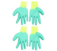 ifundom Moufles Anti-morsures Épais en Caoutchouc pour Animaux de Compagnie, Paire Double, Moufles de Protection des Mains pour Entraînement et Alimentation des Petits Animaux, Usage