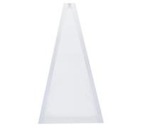 ifundom Moule à Bougie en Plastique Forme Pyramide 5X10 CM pour Création Bougies Parfumées, Usage Domestique, Simple à Manipuler, Projet Artisanal, Présent Personnalisé