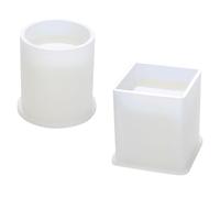 ifundom Moule à Crayons en Silicone Réutilisable et Résistant la Déchirure, Lot de 2 Pièces pour Création DIY D'étuis à Stylos, pour Anniversaire ou Présent Entre Amis