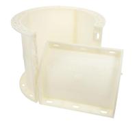 ifundom Moule en Plastique pour Colonne Romaine Décorative Modèle Rond 25 CM Moule à Béton pour Pilier Extérieur de Villa et Jardin Décoration Européenne pour Aménagement Paysager