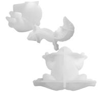 ifundom Moule en Silicone Réutilisable pour Résine Époxy Facile à Nettoyer Formes de Grenouille, Lézard et Escargot pour Bricolage et Décoration