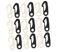 ifundom Mousqueton en Plastique pour Mât De Drapeau, Accessoire De Fixation pour Mât De Drapeau, Camping Et Extérieur, Lot de 50 Pièces, Crochet à 3 Trous Réglable, Fixation Solide pour Drisse