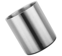 ifundom Mug en Acier Inoxydable Double Paroi 260 Ml sans Anse, Résistant à L'usure, Gobelet Multifonction pour Café, Thé et Bière, Camping, Bureau et Maison