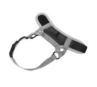 ifundom Muzzle pour Chien Masque Aboiement Réglable Air Mesh de Bouche pour Chiens Couverture de Bouche Durable et Pratique Gris S