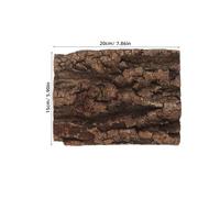ifundom Natural Cork Bark Reptile Enclosure Background Textured Climbing Habitat Decor for Gecko Lizard Spider Turtle and Bearded Dragon