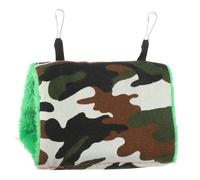 ifundom Nichoir Suspendu pour Oiseaux Coton Chaud et Camouflage pour Perruches Hamac Oiseau Confortable et Durable Moyenne pour Cages et Protection Hivernale