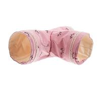 ifundom Nid Tunnel pour Hamster Maison De Cobaye Tunnels Et Tubes pour Cobayes Cachettes Se Cache Cachette De Cochon d'Inde Tube De Hamster Jouets pour Hamsters Petit Polyester Coton Rose