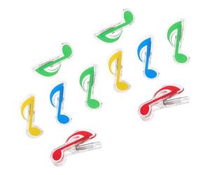 ifundom Notes de Musique Usage Solide et Polyvalent Pinces en Plastique Lot de 10 pour Partitions de Piano pour Lectures et Cahiers de Musique