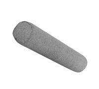 ifundom Oreiller de Spa Jambes Cylindrique 15x40 Cm en Coton Lin Gris Fumé, Coussin Souple et Respirant pour Massage, Repose-pieds Confortable et Coussin sous Genoux Pratique pour Maison