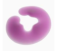 ifundom Oreiller Facial en Silicone Violet pour Massage Spa et Institut, Coussin Ergonomique Forme U pour Confort Prolongé