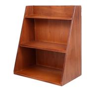 ifundom Organisateur de Bureau Bois avec Texture Lisse Rangement Compact et Résistant pour Accessoires Divers