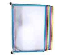 ifundom Organiseur Mural pour Dossiers A4 10 Pages en Fer et PVC Porte-Documents Suspendu pour Bureau Étagère de Rangement Compacte pour Brochures et Fichiers pour Réunions et Espace