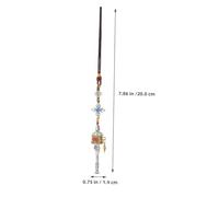 ifundom Ornement Suspendu Moulin à Prières Bouddhiste En Métal Vajra, Lot De 2 Pendentifs Amulettes De Protection Unisexes Pour Décoration Rétroviseur De Voiture, Accessoire Ethnique Tibétain Voyage