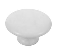 ifundom Outil Facial Champignon de Jade Blanc pour Soin du Visage et Corps, Masseur de Jade Facile à Saisir Massage Profond, pour Soins Peau