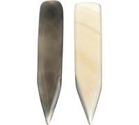 ifundom Outils en Agate 2 Pièces 7 CM, Couteau et Brunissoir pour Polissage et Entretien Bijoux en Or Argenté, Adapté Fabrication Bijoux, Usage Professionnel et Amateur