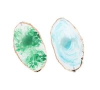 ifundom Palette de Mélange de Couleurs Mini Bague en Résine Annulaire Portable 2 Pièces pour Nail Travail pour pour Amateurs et Professionnels de Manucure