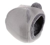 ifundom Panier Douillet pour Chat Et Petit Chien en Peluche, Lit Chaud Fermé en Velours, Taille Moyenne, Maison D'intérieur Cosy, Adapté Aux Chatons Et Petits Animaux