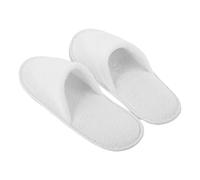 ifundom Pantoufles Jetables Garçon et Filles en Polaire 7 MM Semelle Épaisse Antidérapante Blanc Usage Hôtel Spa Maison Pantoufles D’Intérieur Confortables et Hygiéniques pour Invités