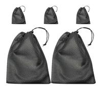 ifundom Paquet de Rangement en Filet Polyester Grosse Capacité Cordon de Serrage 5 Pièces Non Adhérent et Pratique à Suspendre pour Balles de Golf pour Accessoires de Golf