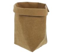 ifundom Paquet de Rangement Récipient Décoratif et Réutilisable en Papier Kraft Marron Lavable Couvercle pour Pot de Fleurs, pour Décoration et Organisation