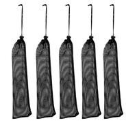 ifundom Paquet Filet Suspendus pour Nourrir Les Oiseaux en Nylon Résistant Déchirure Cordon de Serrage Lot de 5 pour Alimentation Extérieure Facile