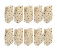 ifundom Paquet Présents Plats à Motif Abeille, Lot de 10 Pochettes en Papier Coloré pour Emballage de Bonbons et Présents, Paquet de Rangement Décoratifs pour Fêtes, Couleur Aléatoire
