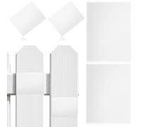 ifundom Patchs Adhésifs en Pvc pour Réparation Murale, 10 Feuilles Blanches, Facile à Nettoyer, Usage Polyvalent pour Magasins et Bureaux