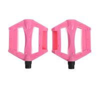 ifundom Pédales de Vélo Garçon et Filles 1 Paire en Plastique Rose Support Central Renforcé, Adaptées aux VTT et Balades en Plein Air