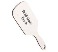 ifundom Peigne En Bois Géant Dents Larges Démêlant Pour Hommes Chauves Accessoire Blague Costume Clown Usage Intérieur