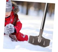 ifundom Pelle à Neige Plate Portative Acier Manganèse Robuste pour Déneigement Voiture Racloir à Glace et Durable Outil Urgence Hiver Polyvalent