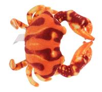ifundom Peluche Crabe Rouge 27 Cm, Coussin en Peluche Douce Imitation Animal Marin, Éducatif et Décoration pour Garçon et Filles, Marionnette Crabe Stimulante pour Chambre et Canapé