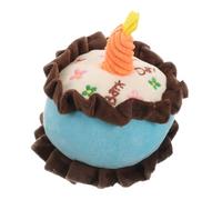 ifundom Peluche pour Gâteau Anniversaire pour Toutes à Mâcher de Gâteau pour Animaux de Compagnie Doux Relaxant pour Petits Animaux