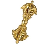 ifundom Pendentif Vajra Pilon en Cuivre Vintage, Charme Bouddhiste Mini Artisanat, Ornement Suspendu pour Collier ou Porte-clés, Accessoire Décoratif DIY et Présent Spirituel