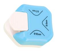 ifundom Perforatrice d'Angles Multi-Fonctions Bleue en ABS Résistant pour Papier et Carton Coupe-Coins Arrondis et Carrés Précis Outil de Bricolage pour Bureau École et Scrapbooking