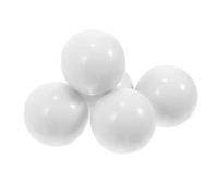 ifundom Perles de Roulette 16 MM 5 Pièces Boules Blanches pour Roulette Russe à Domicile Compatible Roues 16-20 Pouces en Acrylique