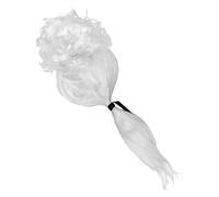 ifundom Perruque Blanche Bouclée Pour Juge Garçon Fille Déguisement Costume De Fête Ou Cosplay Judiciaire