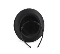 ifundom Petit Chapeau Noir De Fête Pour Adultes, Mini Haut-de-forme Feutre Léger, Accessoire De Banquet Et Cosplay, Coiffure Festive Pour Soirées Et Spectacles