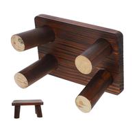 ifundom Petit Marchepied en Bois, Petit Tabouret Mobile pour Personnes Âgées, Rectangulaire, Portable, Design Polyvalent, pour Table à Manger et Extérieur, pour Seniors