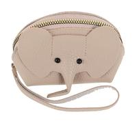 ifundom Petit Portefeuille à Pochette Éléphant Facile à Nettoyer et Pratique pour Retrouver Vos Affaires en PU Style Cartoon Adorable Usage Quotidien